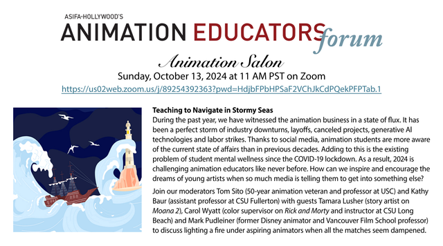 Animation Salon October 13th 2024